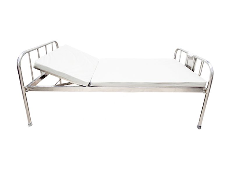 Giường inox vạc hộp kín, nâng đầu lưu bệnh