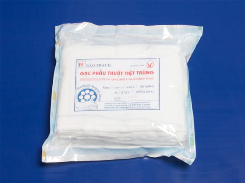 Gạc Phẫu Thuật Tiệt Trùng Bảo Thạch